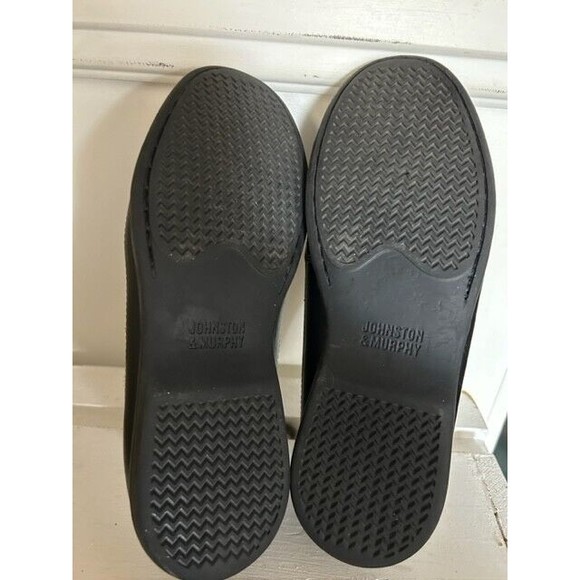 Johnston & Murphy Boys Loafers Size 5M Locklin Venetian Black Leather New - Picture 3 of 6
